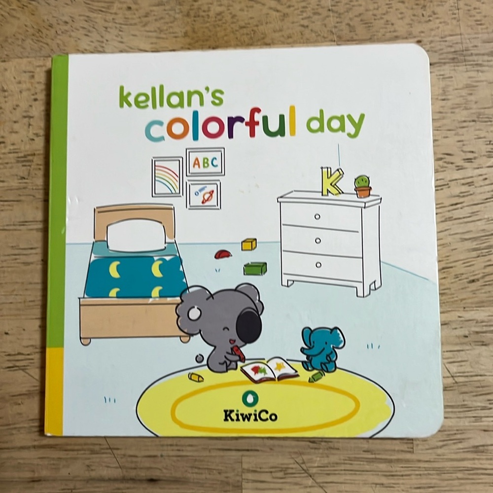 Kellan's Colorful Day Boardbook KiwiCo